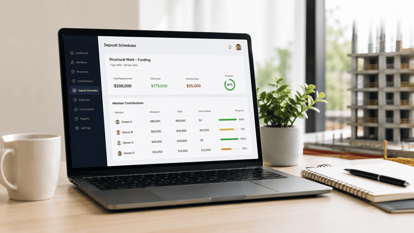 What Is a Deposit Schedule in a Co-Build Project?