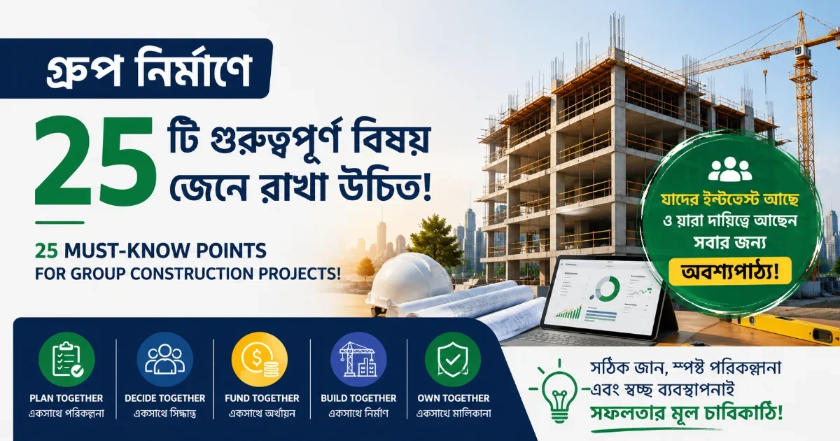 Planning a Group Construction Project? 25 Things to Know Before You Start